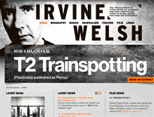 Tablet Screenshot of irvinewelsh.net